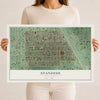 Map of Standish, Minnesota, 12 x 18 inch unframed archival matte print