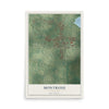 Map of Montrose, Minnesota, 12 x 18 inch unframed archival matte print
