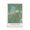 Map of Mountain Iron, Minnesota, 12 x 18 inch unframed archival matte print