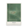 Map of Myrtle, Minnesota, 12 x 18 inch unframed archival matte print