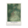 Map of New Munich, Minnesota, 12 x 18 inch unframed archival matte print