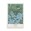 Map of Orono, Minnesota, 12 x 18 inch unframed archival matte print