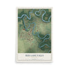 Map of Red Lake Falls, Minnesota, 12 x 18 inch unframed archival matte print