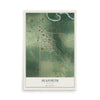 Map of Seaforth, Minnesota, 12 x 18 inch unframed archival matte print