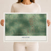 Map of Shafer, Minnesota, 12 x 18 inch unframed archival matte print
