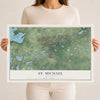 Map of St. Michael, Minnesota, 12 x 18 inch unframed archival matte print