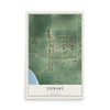 Map of Stewart, Minnesota, 12 x 18 inch unframed archival matte print