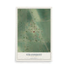 Map of Strandquist, Minnesota, 12 x 18 inch unframed archival matte print