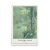 Map of Taylors Falls, Minnesota, 12 x 18 inch unframed archival matte print