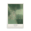 Map of Tintah, Minnesota, 12 x 18 inch unframed archival matte print