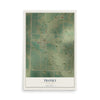 Map of Trosky, Minnesota, 12 x 18 inch unframed archival matte print