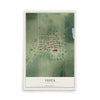 Map of Vesta, Minnesota, 12 x 18 inch unframed archival matte print