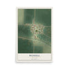 Map of Wendell, Minnesota, 12 x 18 inch unframed archival matte print