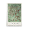 Map of West St. Paul, Minnesota, 12 x 18 inch unframed archival matte print