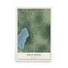 Map of West Union, Minnesota, 12 x 18 inch unframed archival matte print
