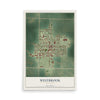 Map of Westbrook, Minnesota, 12 x 18 inch unframed archival matte print