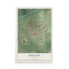 Map of Wheaton, Minnesota, 12 x 18 inch unframed archival matte print