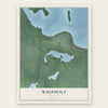 Whipholt, Minnesota map print, the full design