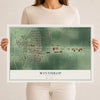Map of Winthrop, Minnesota, 12 x 18 inch unframed archival matte print