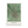 Map of Zumbrota, Minnesota, 12 x 18 inch unframed archival matte print