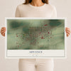 Map of Advance, Missouri, 12 x 18 inch unframed archival matte print
