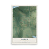 Map of Aldrich, Missouri, 12 x 18 inch unframed archival matte print