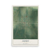 Map of Amoret, Missouri, 12 x 18 inch unframed archival matte print