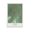Map of Arcadia, Missouri, 12 x 18 inch unframed archival matte print