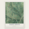 Aurora Springs, Missouri map print, the full design