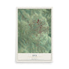 Map of Ava, Missouri, 12 x 18 inch unframed archival matte print
