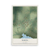 Map of Baring, Missouri, 12 x 18 inch unframed archival matte print