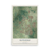 Map of Battlefield, Missouri, 12 x 18 inch unframed archival matte print
