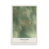 Map of Bunceton, Missouri, 12 x 18 inch unframed archival matte print