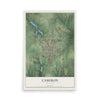 Map of Cameron, Missouri, 12 x 18 inch unframed archival matte print