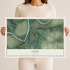 Map of Cave, Missouri, 12 x 18 inch unframed archival matte print