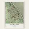 College Hill, Missouri map print, the full design