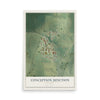 Map of Conception Junction, Missouri, 12 x 18 inch unframed archival matte print
