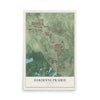 Map of Dardenne Prairie, Missouri, 12 x 18 inch unframed archival matte print