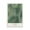 Map of De Witt, Missouri, 12 x 18 inch unframed archival matte print