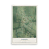 Map of Easton, Missouri, 12 x 18 inch unframed archival matte print