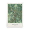 Map of Eminence, Missouri, 12 x 18 inch unframed archival matte print