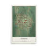 Map of Fairfax, Missouri, 12 x 18 inch unframed archival matte print