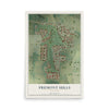Map of Fremont Hills, Missouri, 12 x 18 inch unframed archival matte print
