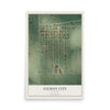 Map of Gilman City, Missouri, 12 x 18 inch unframed archival matte print