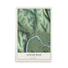 Map of Ginger Blue, Missouri, 12 x 18 inch unframed archival matte print