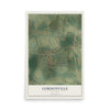 Map of Gordonville, Missouri, 12 x 18 inch unframed archival matte print