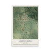 Map of Green Castle, Missouri, 12 x 18 inch unframed archival matte print