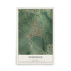 Map of Greendale, Missouri, 12 x 18 inch unframed archival matte print