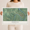 Map of Hermitage, Missouri, 12 x 18 inch unframed archival matte print