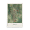 Map of Holden, Missouri, 12 x 18 inch unframed archival matte print